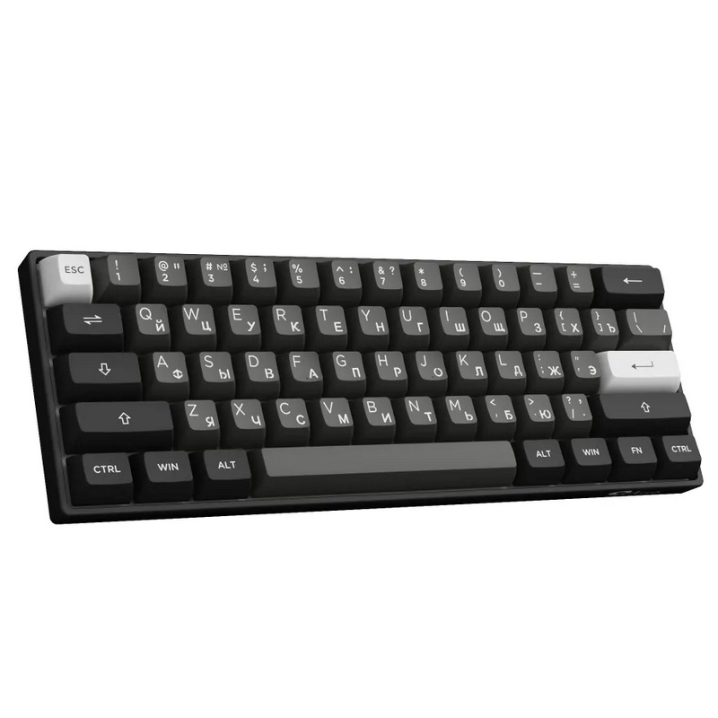 Клавиатура Akko 3061S Black&Silver RGB Hot Swap V3 Pro (Cream-Yellow Switch)