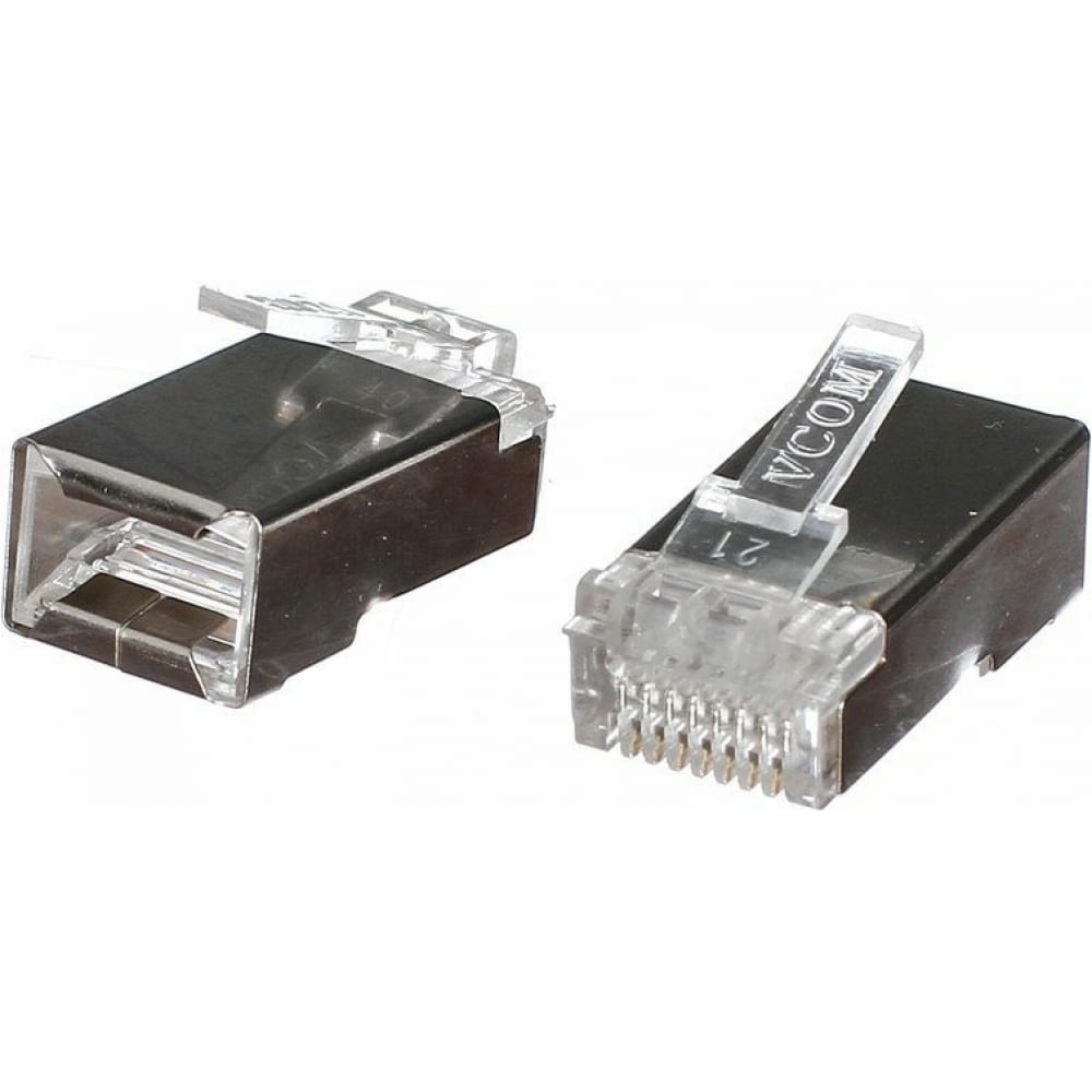 Экранированные коннекторы для FTP кабеля VCOM
