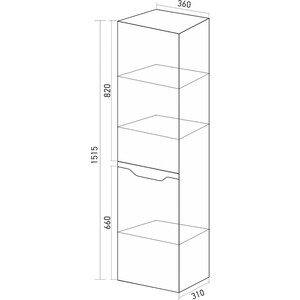 Пенал Mixline Виктория 36х151,5 софт графит (4630099745924) в Москвe