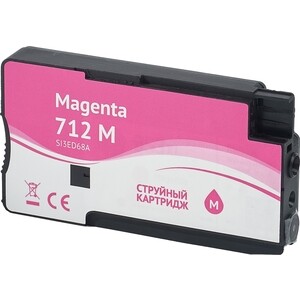 Картридж Sakura 3ED68A (№712 Magenta) для HP, пурпурный чернил, 29 мл. в Москвe