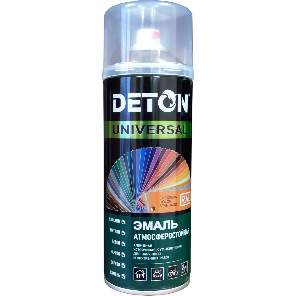 Алкидная атмосферостойкая эмаль Deton