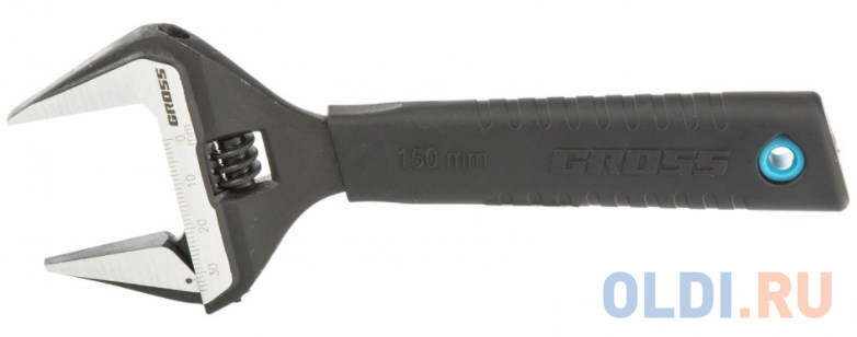 Ключ разводной GROSS 15567 (0 - 20 мм)  150мм
