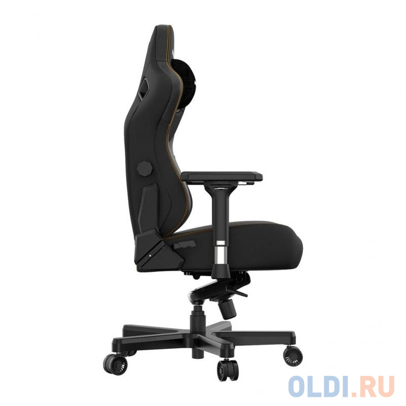 Кресло игровое Anda Seat Kaiser 3, цвет чёрный, размер L (120кг), материал ПВХ (модель AD12) в Москвe