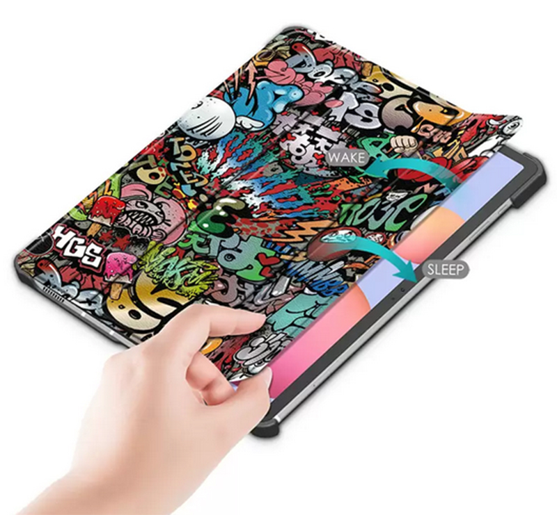 Чехол Zibelino для Samsung Tab S7/S8 (T870/X706) 11.0 Graffiti ZT-SAM-T870-PGRF