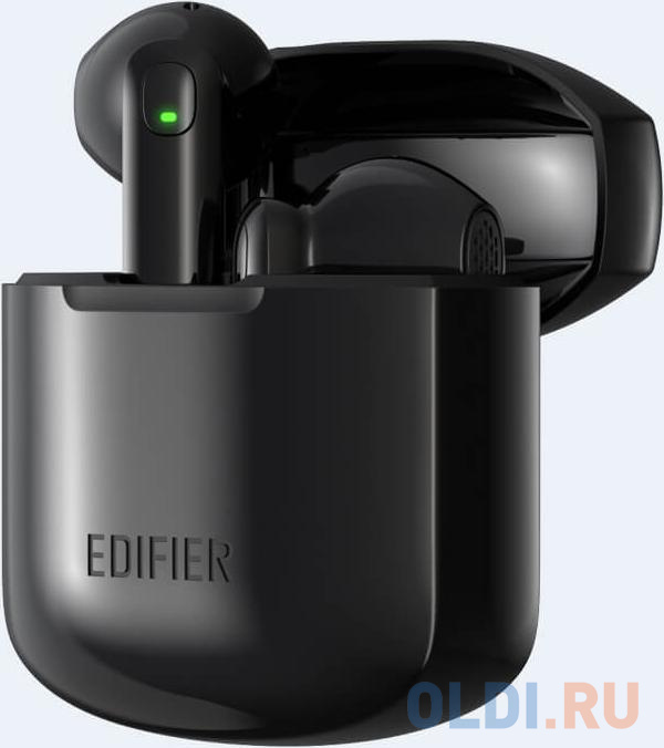 Гарнитура вкладыши Edifier W200T mini черный беспроводные bluetooth в ушной раковине