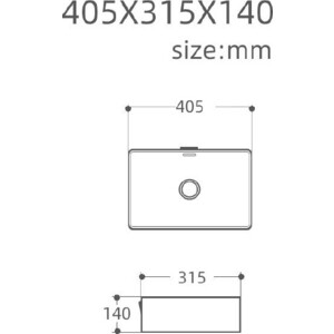 Раковина-чаша Aquanet Perfect 40х31 белая (273675)