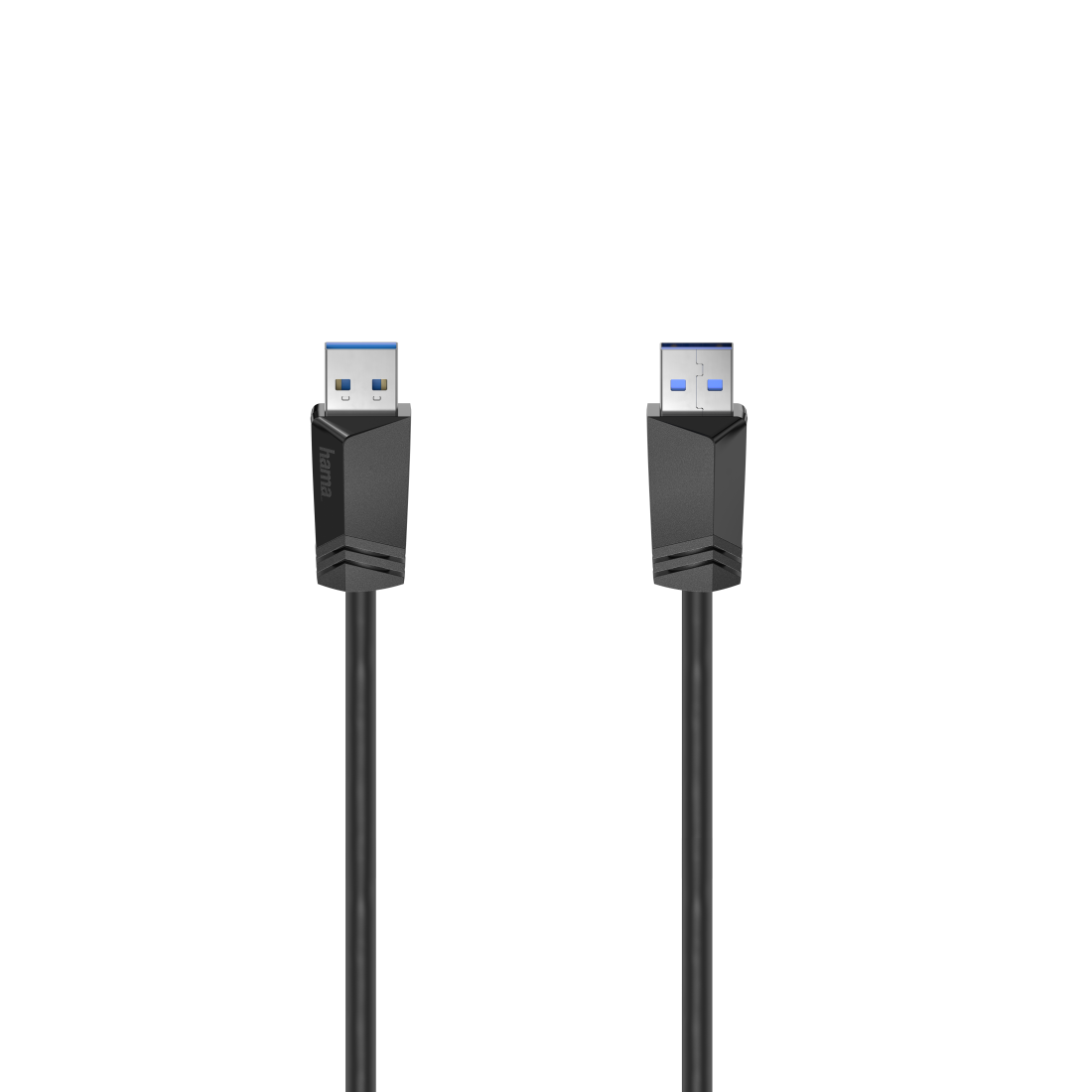 Кабель USB 3.0(Am)-USB 3.0(Am), экранированный, 900мА, 1.5м, черный Hama Essential (H-200624/00200624)