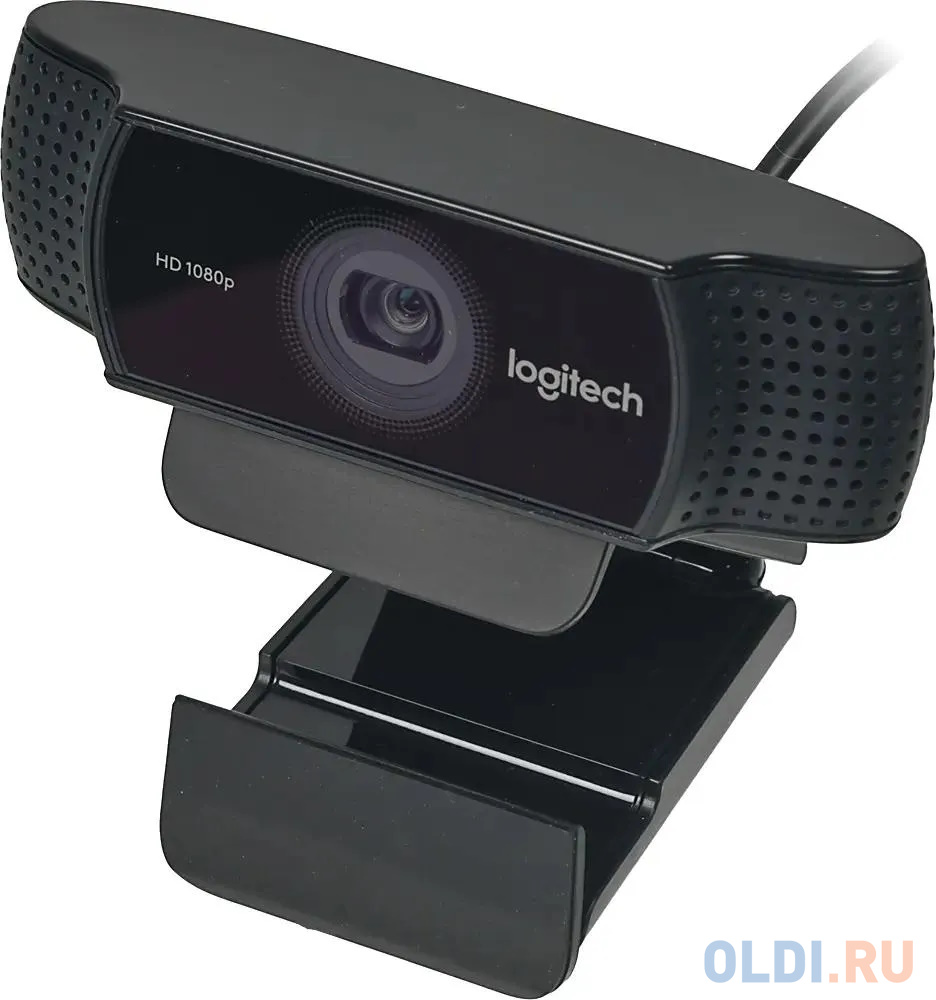 Веб-камера Logitech C922 Pro Stream (Full HD 1080p/30fps, 720p/60fps, автофокус, угол обзора 78°, стереомикрофон, лицензия XSplit на 3мес, кабель 1.5м в Москвe