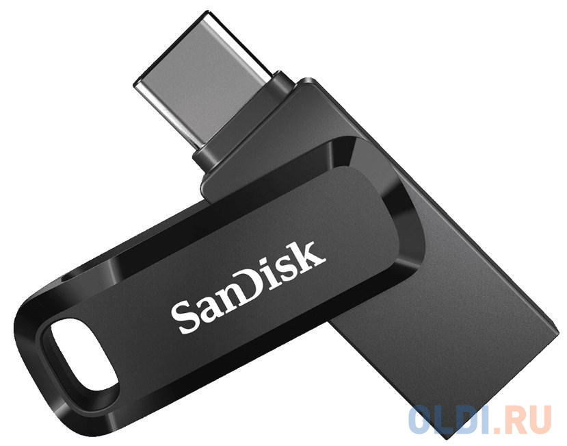 Флешка 128Gb SanDisk Ultra Dual Drive Go SDDDC3-128G-G46 USB C 3.2 gen1 черный
