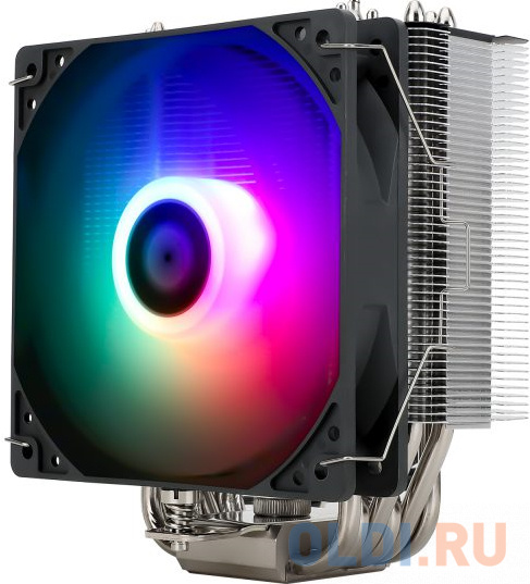 Кулер для процессора Thermalright Burst Assasin 120, высота 154 мм, 1550 об/мин, 26 дБА, PWM, ARGB подсветка