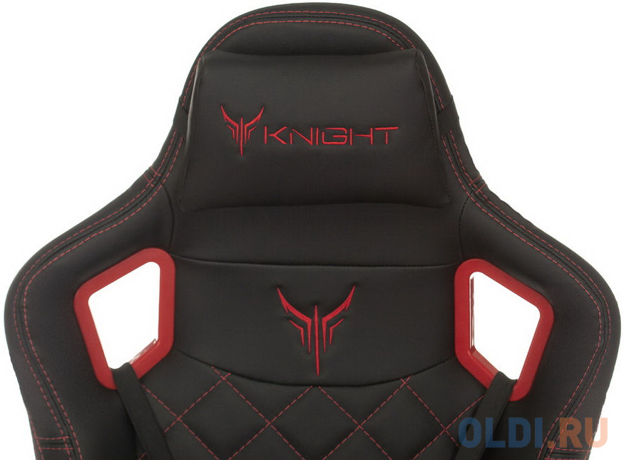 Кресло для геймеров Knight TITAN чёрный красный