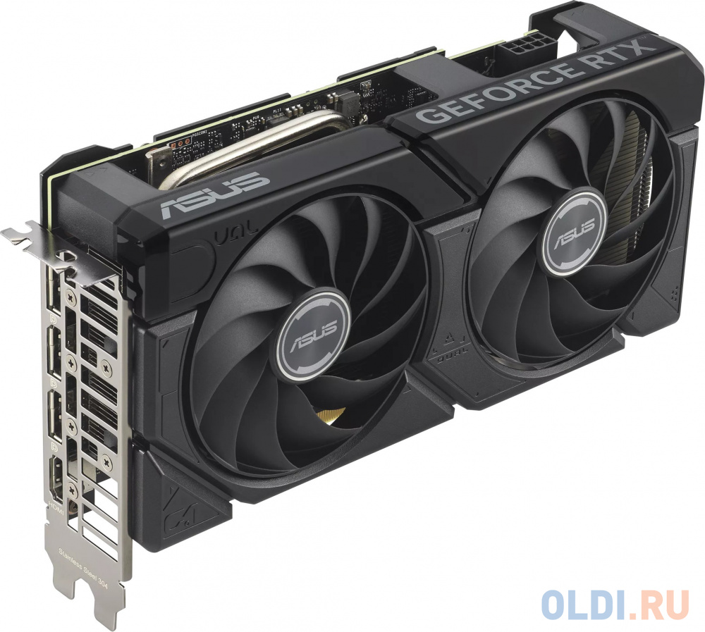 Видеокарта ASUS NVIDIA  GeForce RTX 4060TI DUAL-RTX4060TI-16G-EVO 16ГБ Dual, GDDR6, Ret