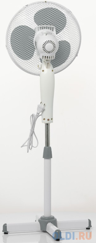 Вентилятор напольный Scarlett SC-SF111B20 35Вт скоростей:3 белый/серый