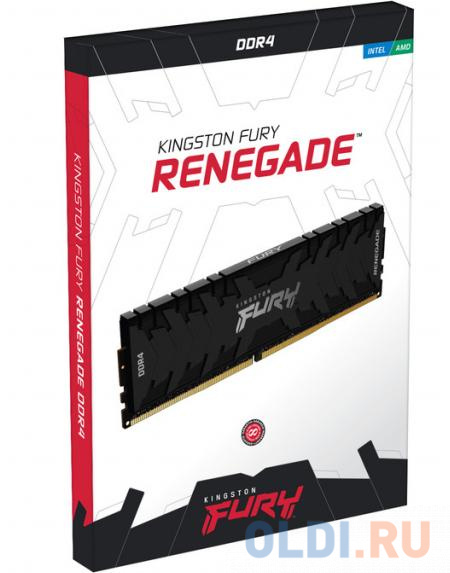 Kingston 8GB 4000MHz DDR4 CL19 DIMM FURY Renegade Black