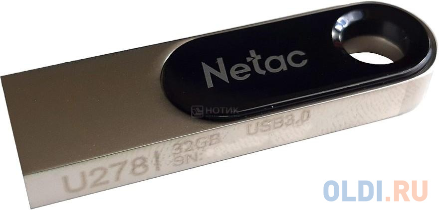 Флешка 128Gb Netac U278 USB 3.0 серебристый