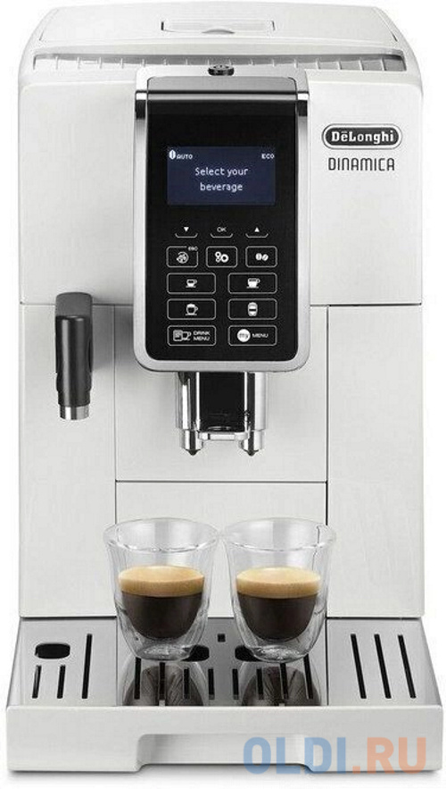 Кофемашина Delonghi Dinamica ECAM350.55.W 1450Вт белый в Москвe