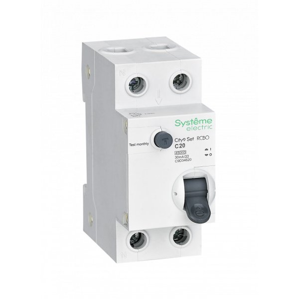 Выключатель автоматический Systeme Electric C9D34620 1P+N 20А C 4.5кА (C9D34620)
