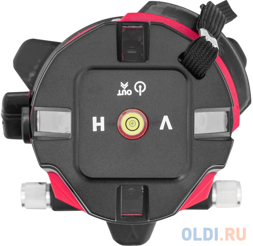 Лазерный уровень CRL-30R, 30 м, красный луч, батарейки, резьба 5/8"// MTX