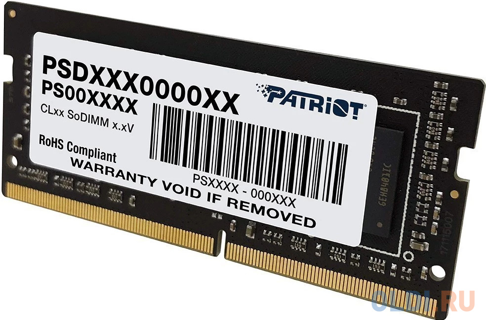 Модуль памяти для ноутбука SODIMM 8GB DDR4-2666 PSD48G26662S PATRIOT