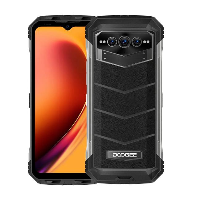 Смартфон DOOGEE V Max, 6.58" 1080x2408 IPS, MediaTek Dimensity 1080, 12Gb RAM, 256Gb, 3G/4G, NFC, Wi-Fi, BT, 3xCam, 2-Sim, 22 А·ч, USB Type-C, Android 12, черный (V Max Classic Black)