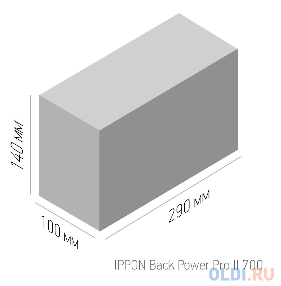 ИБП Ippon Back Power Pro II 700 700VA/420W LCD,RJ-45,USB (4 x IEC) в Москвe