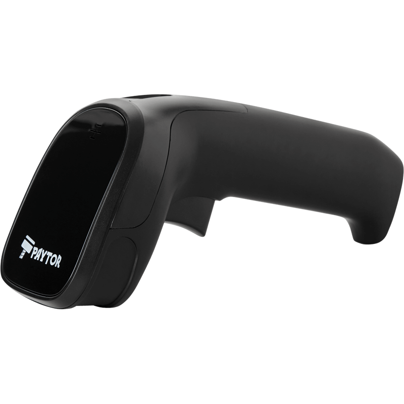 Сканер штрих-кода PayTor FL-1007, ручной, Image, USB, беспроводной, 1D/2D, черный (FL-1007-UB-01)