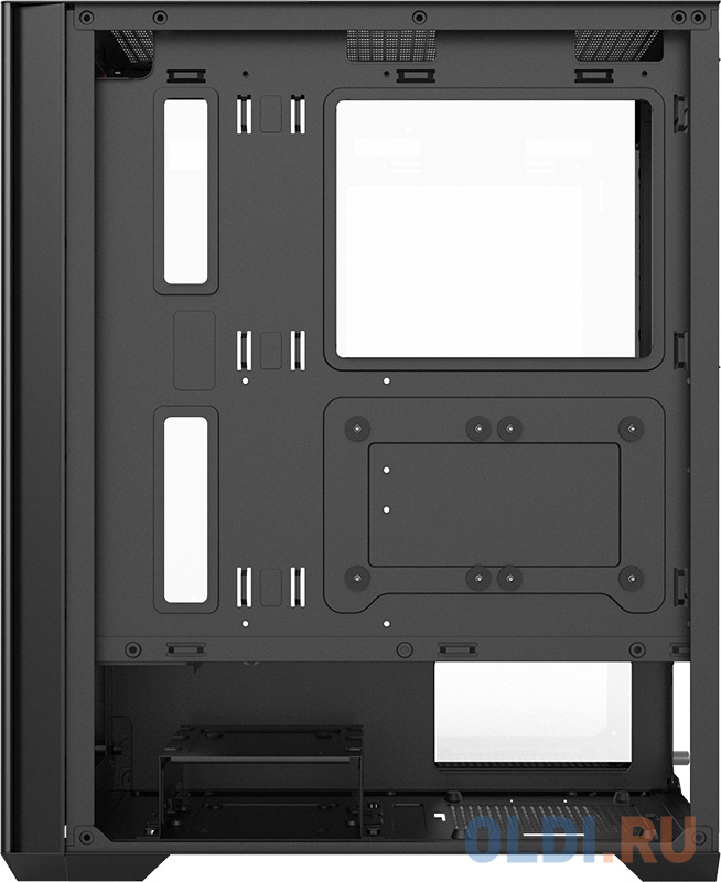 Корпус Formula Air Power G5 DUO черный без БП ATX 2x180mm 1xUSB3.0 1xUSB3.1 audio bott PSU