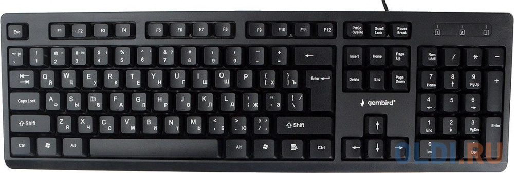 Клавиатура Gembird KB-8355U-BL Black USB в Москвe