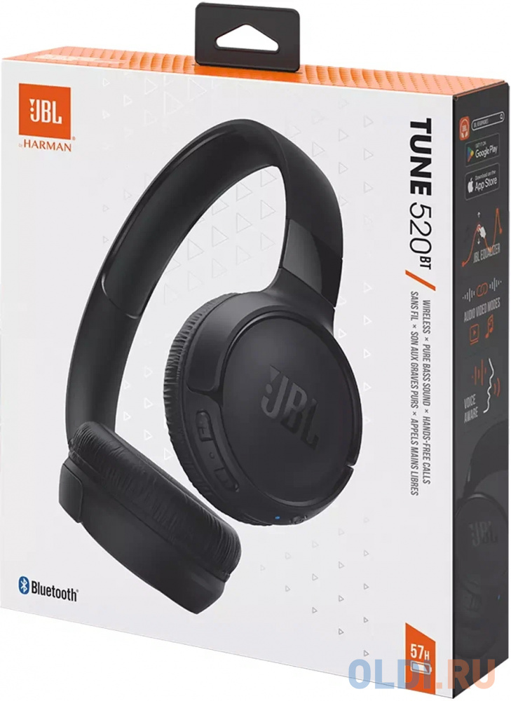 Гарнитура BLUETOOTH BLACK TUNE 520BT JBL в Москвe