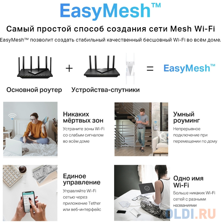 Wi-Fi роутер TP-LINK Archer AX80(RU),  AX6000,  черный в Москвe