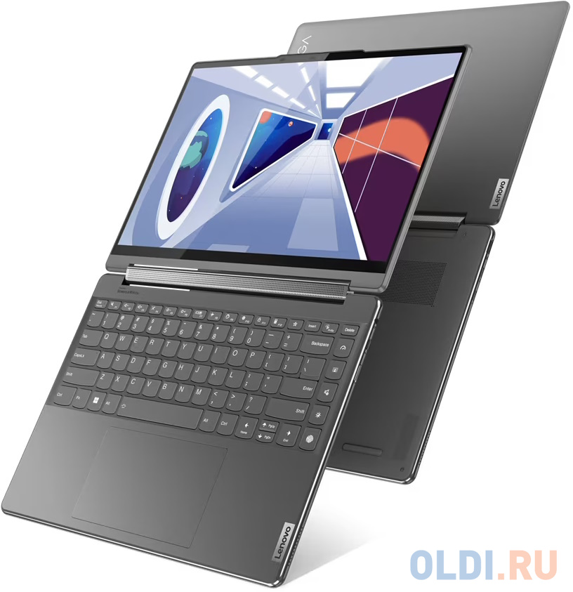 Ноутбук/ Lenovo Yoga 9 14IRP8 14"(3840x2400 OLED)/Touch/Intel Core i7 1360P(2.2Ghz)/16384Mb/1024SSDGb/noDVD/Int:Intel Iris Xe Graphics/Cam/BT/WiF