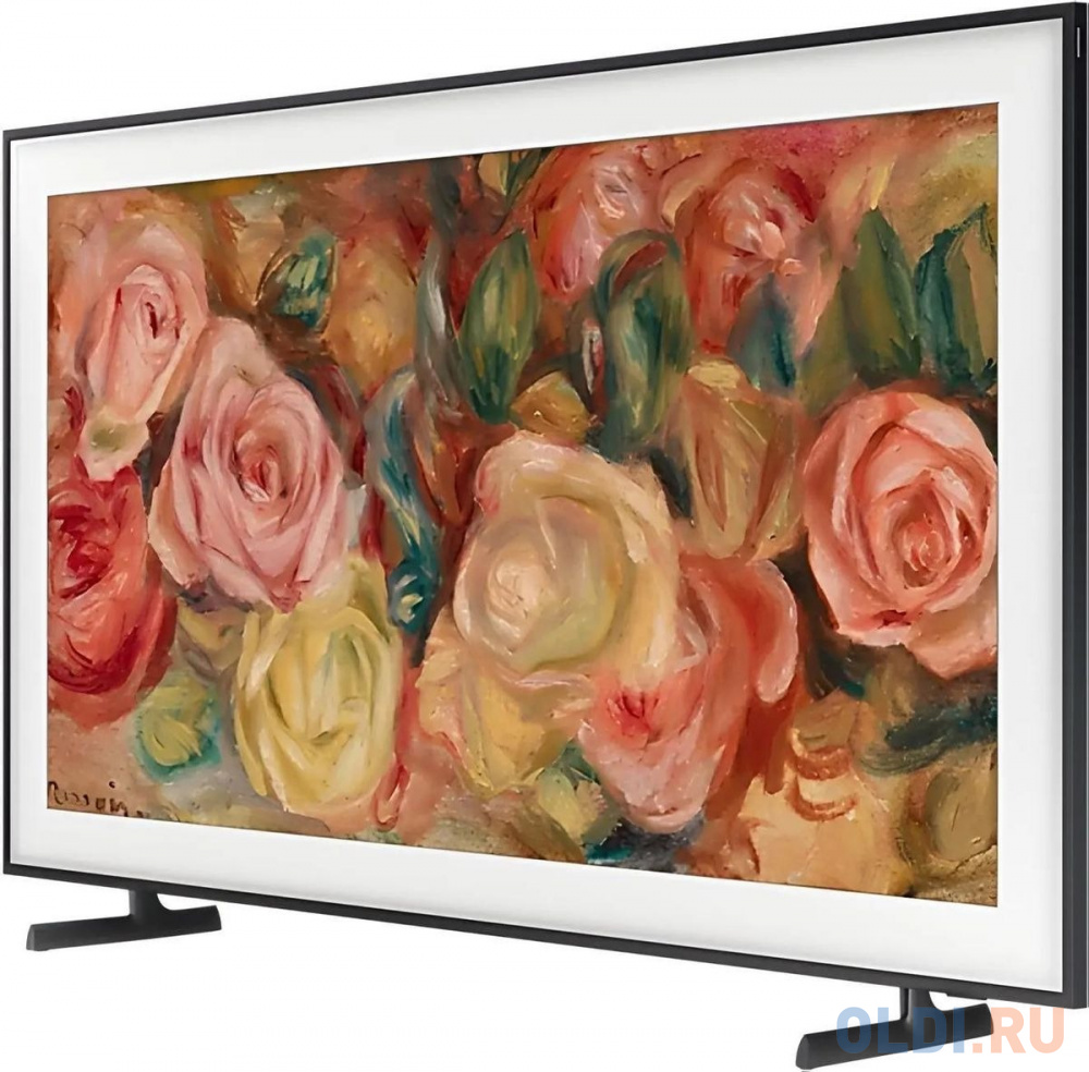 Телевизор QLED Samsung 50" QE50LS03DAUXRU The Frame черный 4K Ultra HD 60Hz DVB-T2 DVB-C DVB-S2 USB WiFi Smart TV