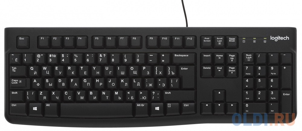 (920-002522) Клавиатура Logitech Keyboard K120 For Business Black USB в Москвe