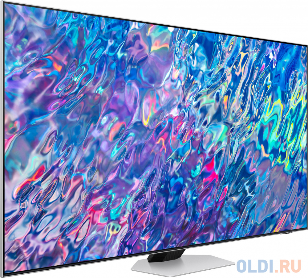 Телевизор QLED Samsung 85" QE85QN85BAUXCE Q черный/серебристый 4K Ultra HD 100Hz DVB-T2 DVB-C DVB-S2 USB WiFi Smart TV (RUS)