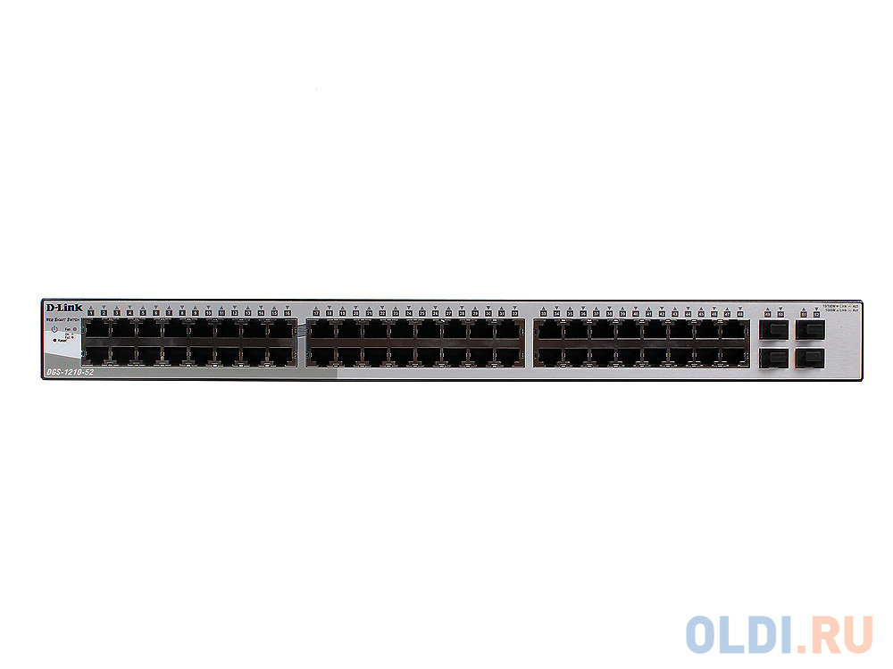 Коммутатор D-LINK DGS-1210-52/ME/A1A/C1A управляемый 48 портов 10/100/1000Mbps + 4 порта SFP
