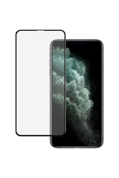 Стекло защитное mObility для iPhone 11 Pro Max Full Screen (3D) черный УТ000019257 в Москвe