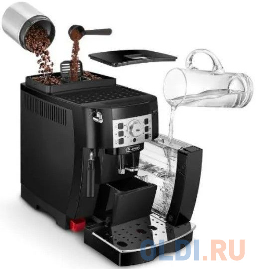 Кофемашина DeLonghi ECAM22.115.B 1450 Вт черный