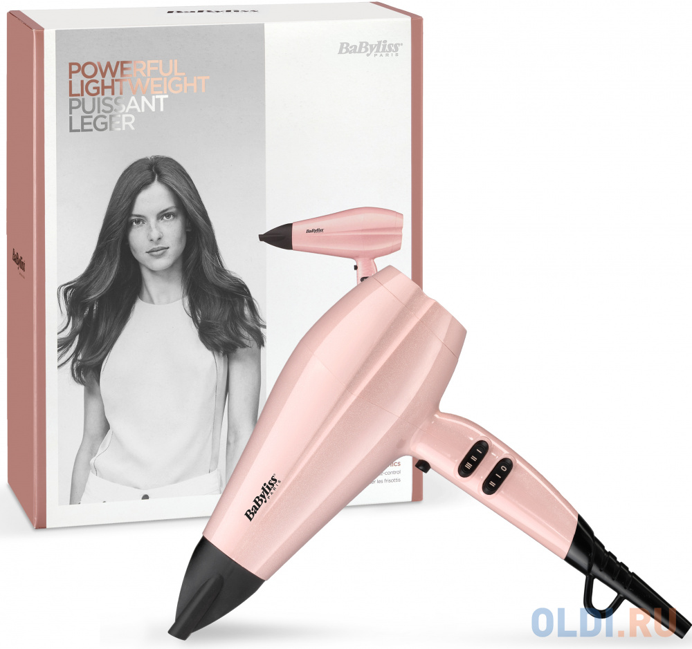 Фен Babyliss 5337PRE 2200Вт розовый