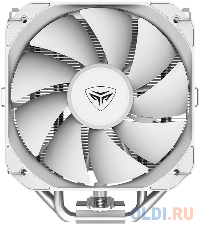 Кулер PCCooler K4 WH  S115X/1200/1700/AM4/AM5 (TDP 230W, 130mm PWM FAN, 4 тепловые трубки 6мм, 400-1600RPM, 18-29dBa)