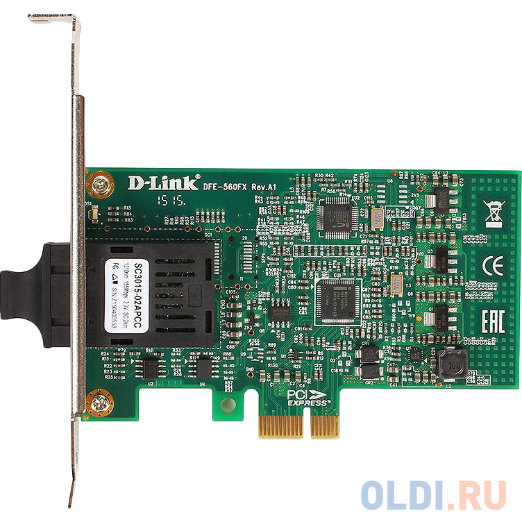 DFE-560FX/B1A Сетевой PCI Express адаптер с 1 портом 100Base-X SFP