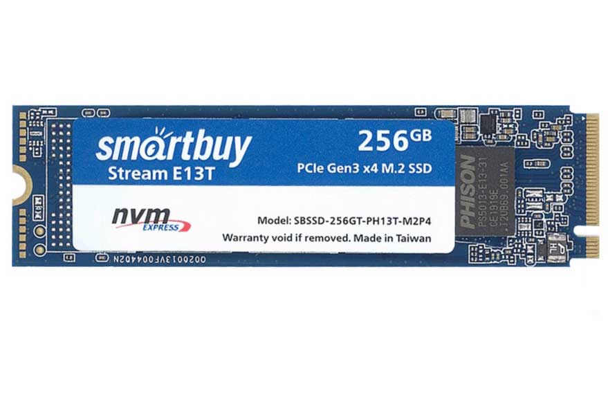 Накопитель SSD SmartBuy Stream E13T 256Gb (SBSSD-256GT-PH13T-M2P4)