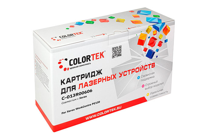 Картридж Colortek 013R00606 для Xerox PE120Х (СТ-013R00606)