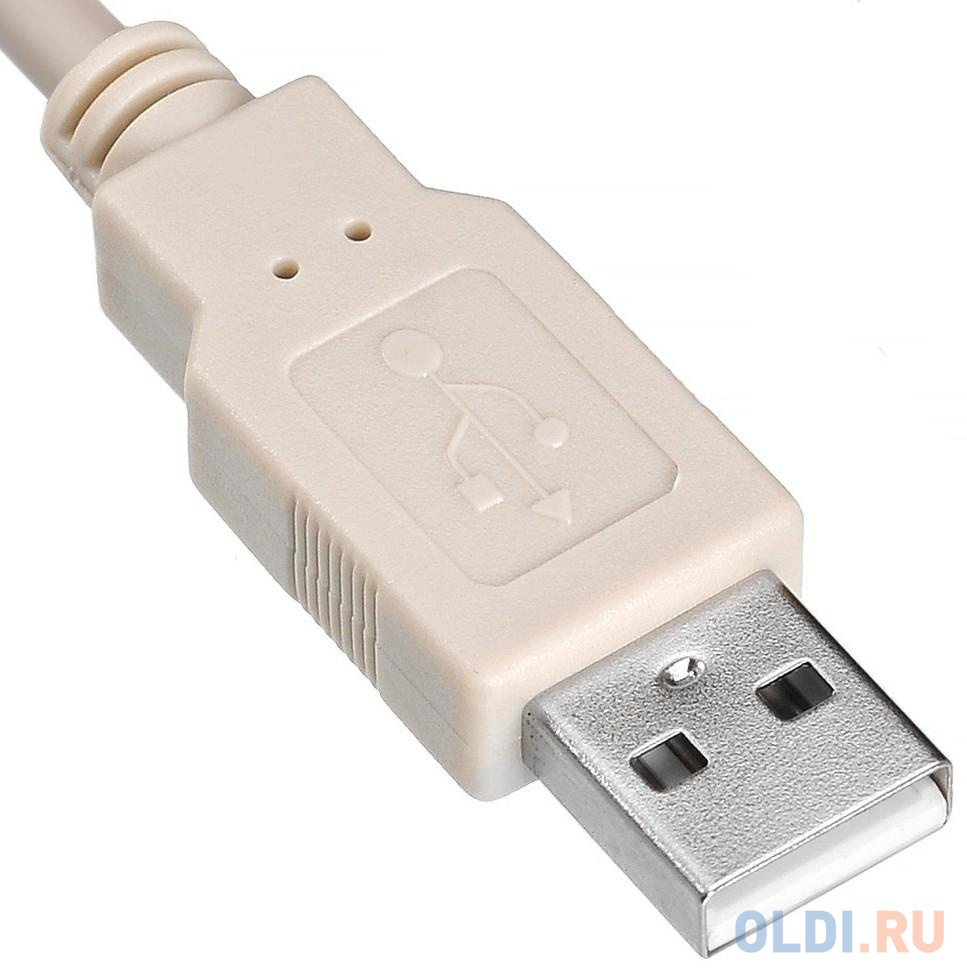 Кабель удлинительный USB 2.0 AM-AF 3м Buro серый USB2.0-AM/AF-3