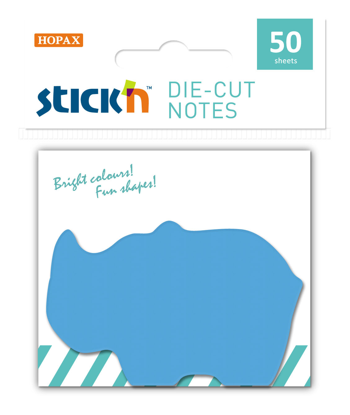 Блок самоклеящийся (стикеры) STICK`N, 50 листов, синий (21778)