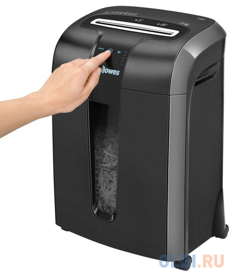 Шредер Fellowes Powershred 73Ci Уровень секретности 3 / P-4 22лтр.  12лст бумага, скобы, скрепки, пластиковые карты в Москвe