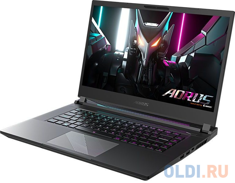 Ноутбук Gigabyte Aorus 15 9KF Core i5 12500H 16Gb SSD512Gb NVIDIA GeForce RTX4060 8Gb 15.6" IPS FHD (1920x1080) Windows 11 Home black WiFi BT Cam