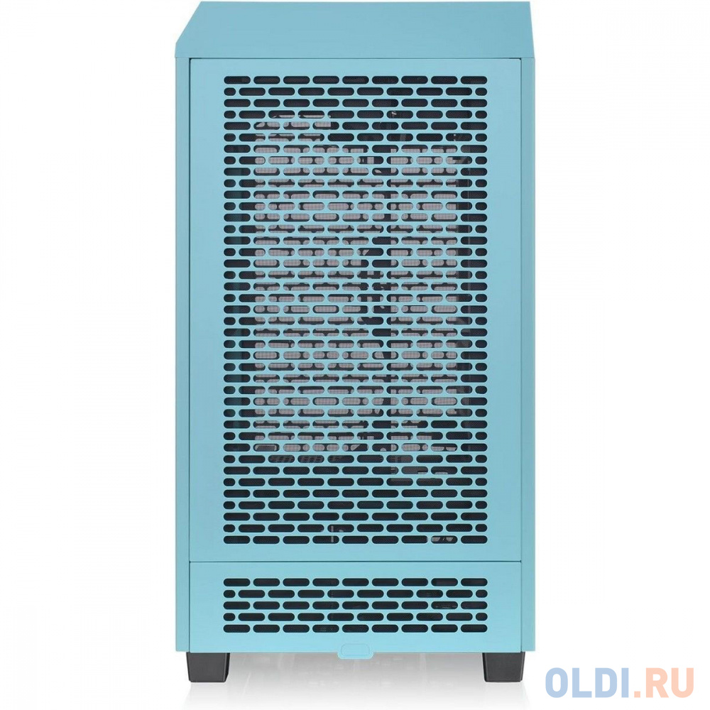 Корпус Thermaltake The Tower 200 Turquoise /Turquoise/Win/SPCC/Tempered Glass*1/CT140 Fan*2/Color Box в Москвe