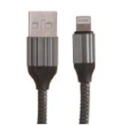 Кабель USB 2.0(Am)-Lightning 8-pin(m), 2.4A, 2м, серый LDNIO LS432 (LD_B4572)