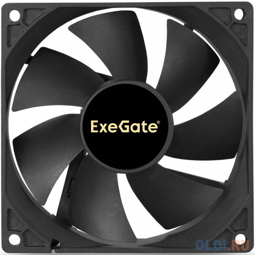 Exegate EX288927RUS Вентилятор ExeGate EX09225B4P-PWM (92x92x25 мм, 2-Ball (двойной шарикоподшипник), 4pin, PWM, 29dBA)