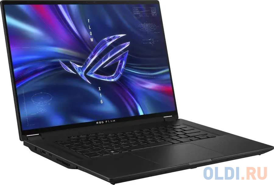 Ноутбук/ ASUS ROG Flow X16 GV601VV-NF055 16"(2560x1600 mini LED)/Touch/Intel Core i9 13900H(2.6Ghz)/16384Mb/1024PCISSDGb/noDVD/Ext:nVidia GeForce